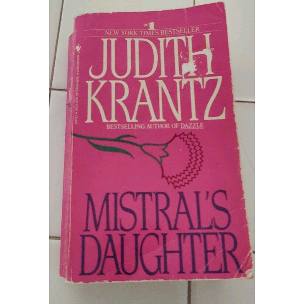 Mistral's Daughter by Judith Krantz (1983 Mass Market) Paperback Romance Novel